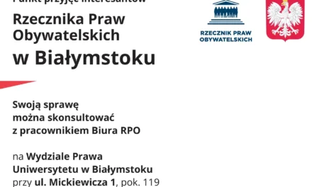 Rozpocznie działalność Punkt Przyjęć Interesantów Rzecznika Praw Obywatelskich