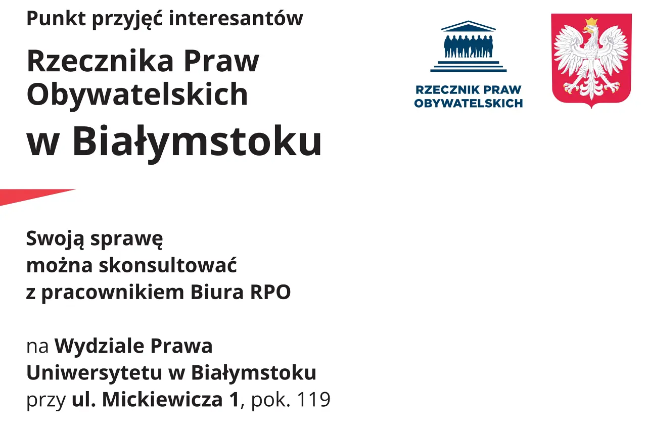 Punktu Przyjęć Interesantów Rzecznika Praw Obywatelskich