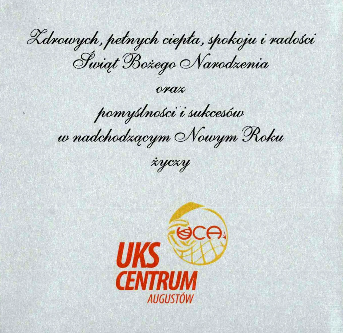 UKS życzenia