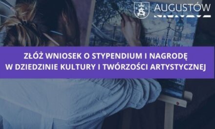 Augustów: Trwa nabór wniosków o nagrody i stypendia za wybitne osiągnięcia w dziedzinie …