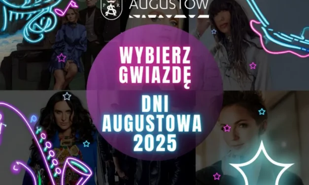 Augustów: Mieszkańcy wybierają gwiazdę Dni Augustowa 2025