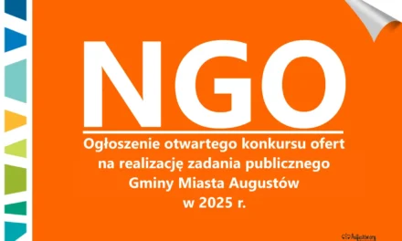 Augustów: Otwarty konkurs ofert na realizację zadania publicznego Gminy Miasta Augustów w 2025 r. w zakresie …