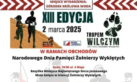 Augustów: XIII Bieg Tropem Wilczym – Pamięci Żołnierzy Wyklętych 🏃