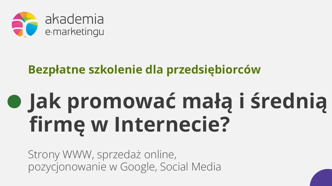 Startuje kolejna odsłona Akademii e-marketingu