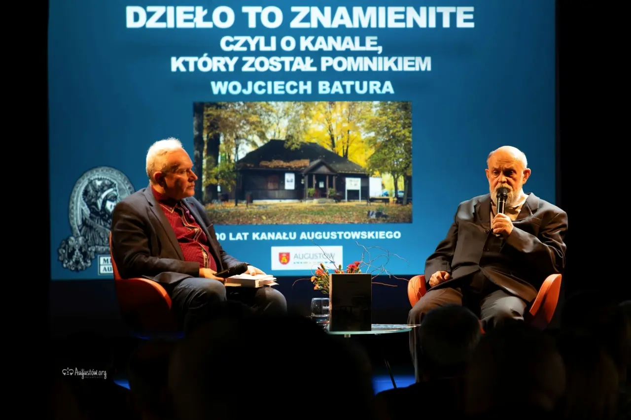 #WojciechBatura #Augustow #PromocjaKsiążki #augustoworg (44) Augustów: Promocja książki „Dzieło to znamienite”, czyli o kanale, który został pomnikiem autorstwa Wojciecha Batury