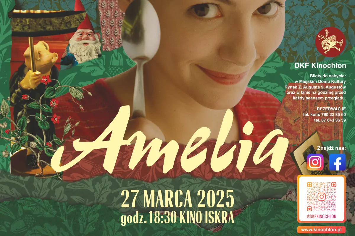 Augustów: „Amelia” wraca do kin – KINOCHŁON zaprasza na seans!