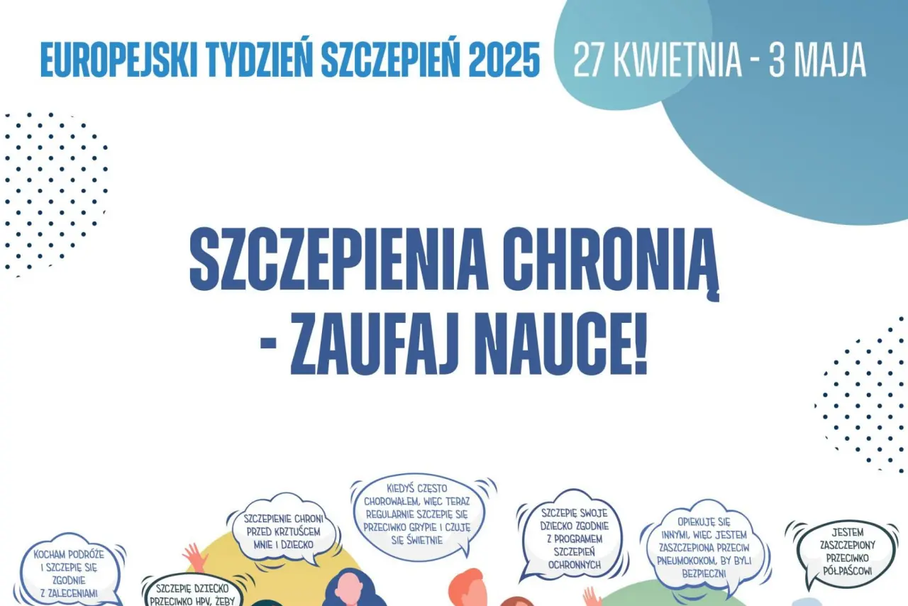 Trwa Europejski Tydzień Szczepień 2025