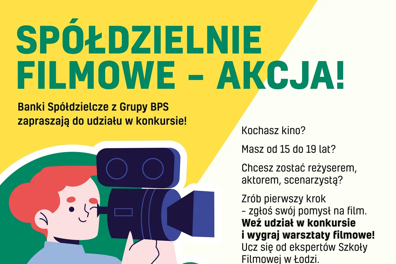 Bezpłatne warsztaty filmowe z Łódzką Filmówką i Przemysławem Sadowskim