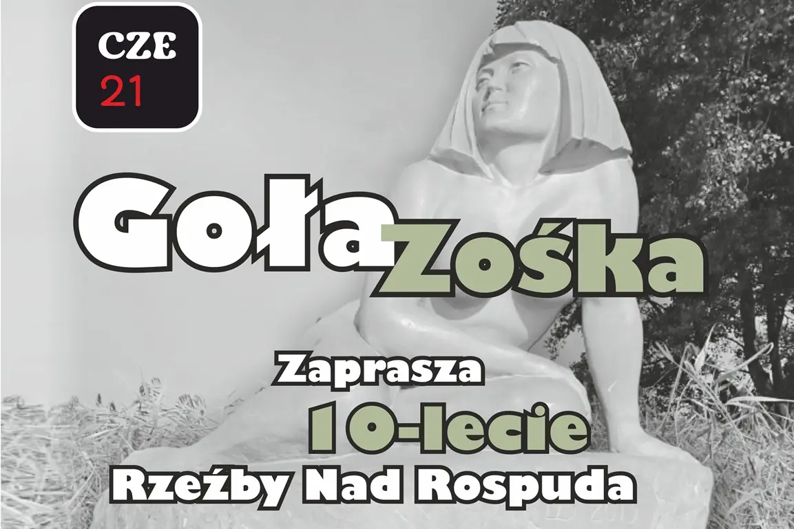 Augustów: Goła Zośka zaprasza na 10-lecie Rzeźby Nad Rospudą