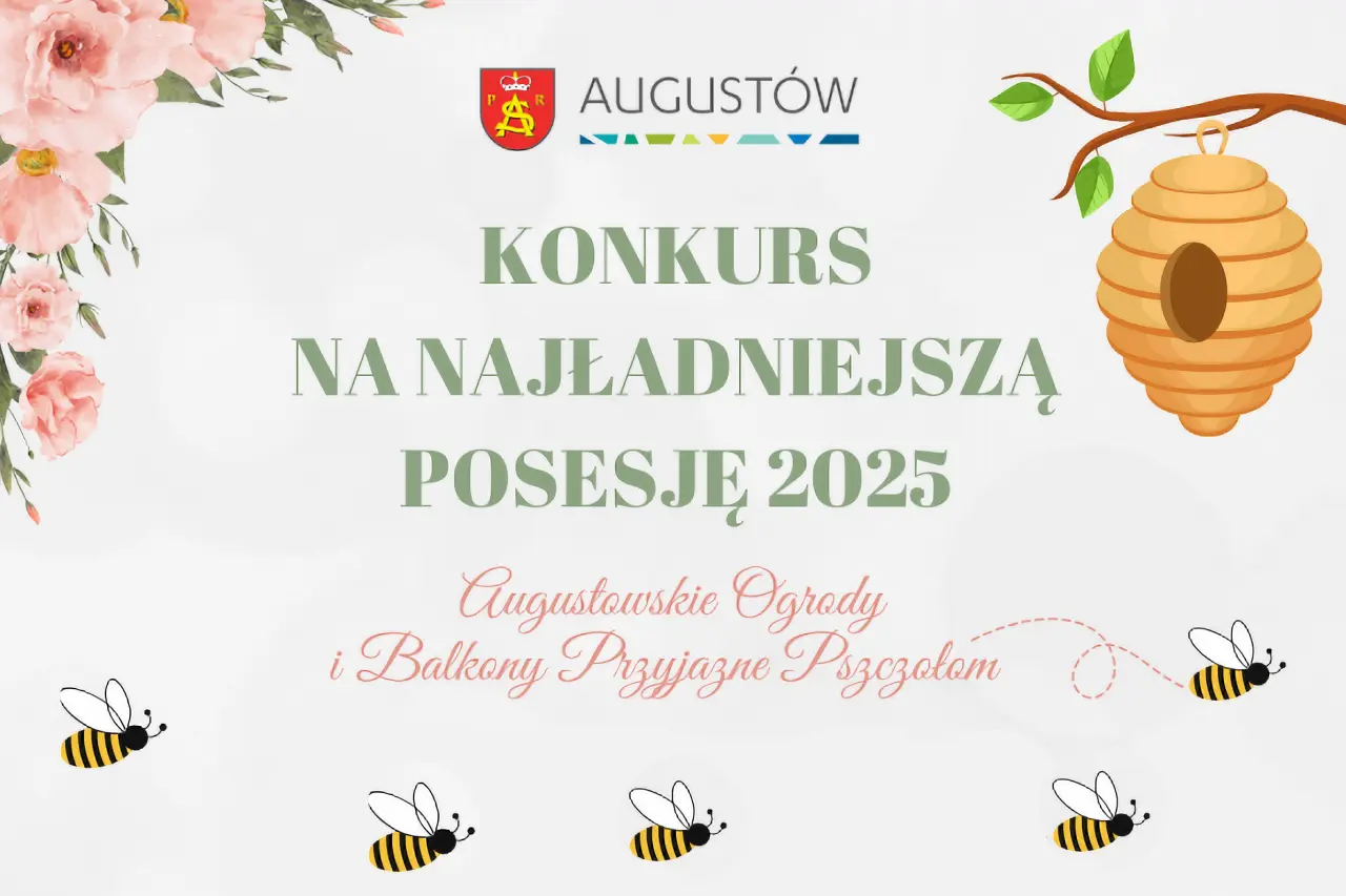 Konkurs ,,Augustowskie ogrody i balkony przyjazne pszczołom’’