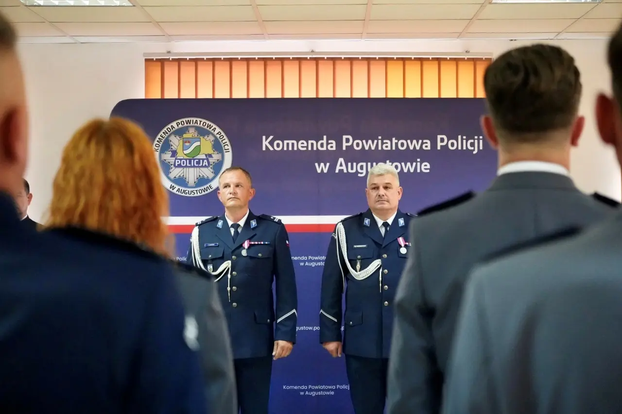 Uroczyste obchody Święta Policji w KPP Augustów (15)