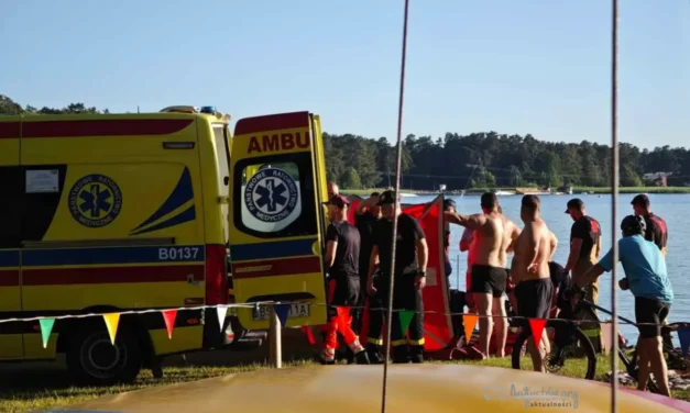 Augustów: O krok od tragedii na niestrzeżonym kąpielisku nad jeziorem Necko