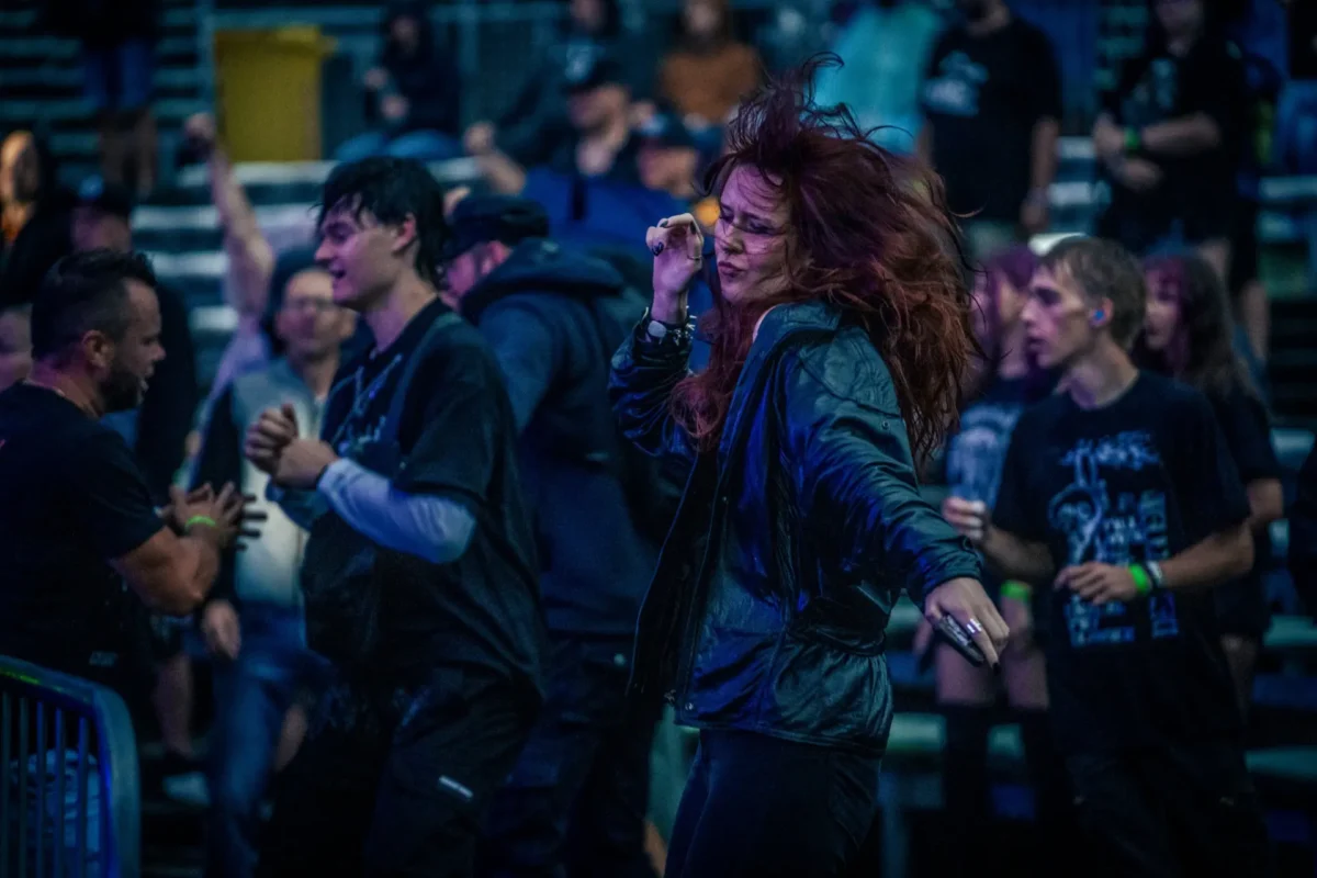  Augustów: Porywający i w strugach deszczu. Koncert KSU w Augustowie