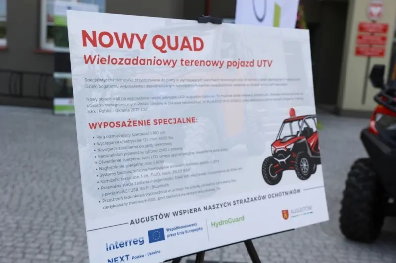 OSP Augustów-Lipowiec dostało pojazd UTV (12)