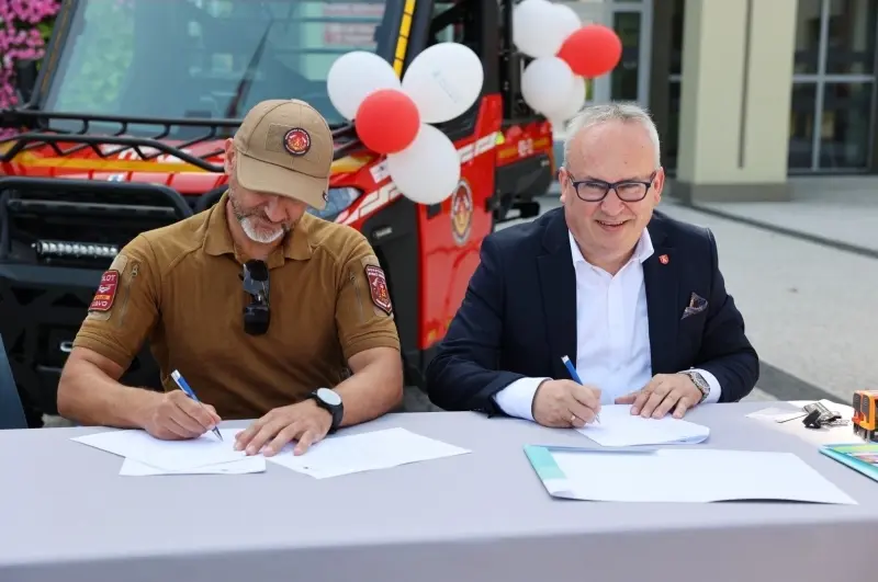 OSP Augustów-Lipowiec dostało pojazd UTV (4)