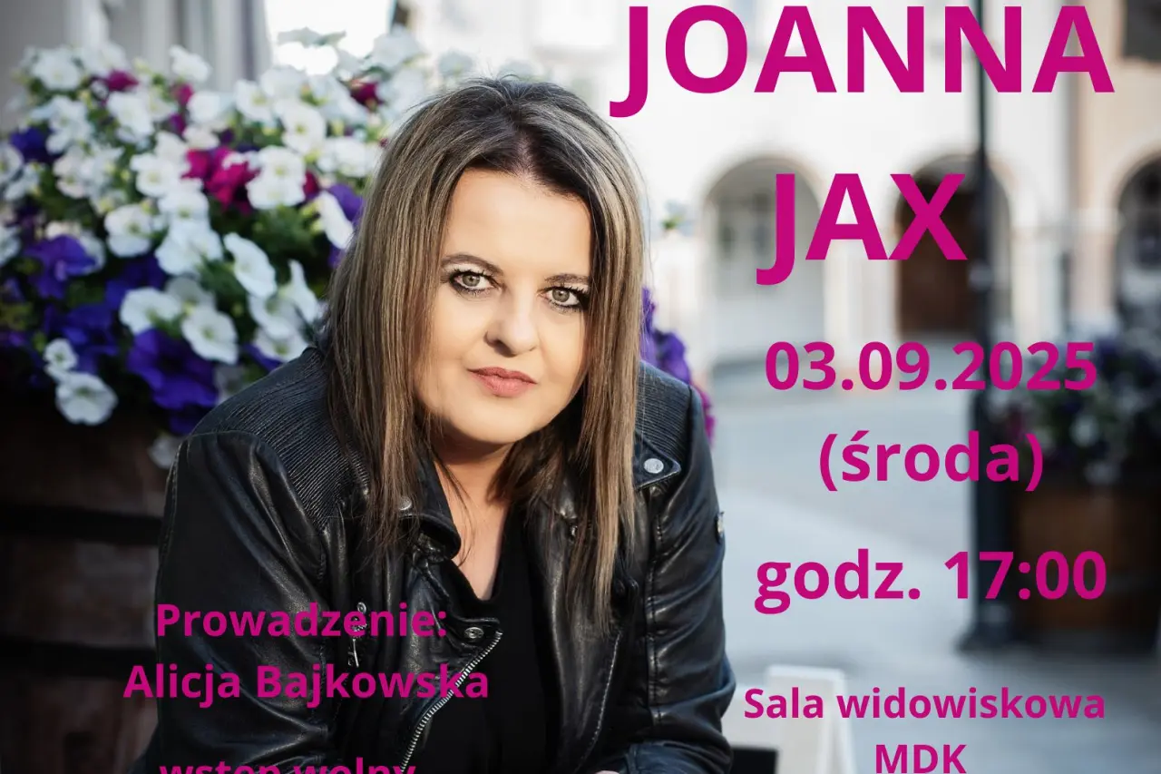 Augustów: Dyskusyjny Klub Książki zaprasza na spotkanie z Joanną Jax