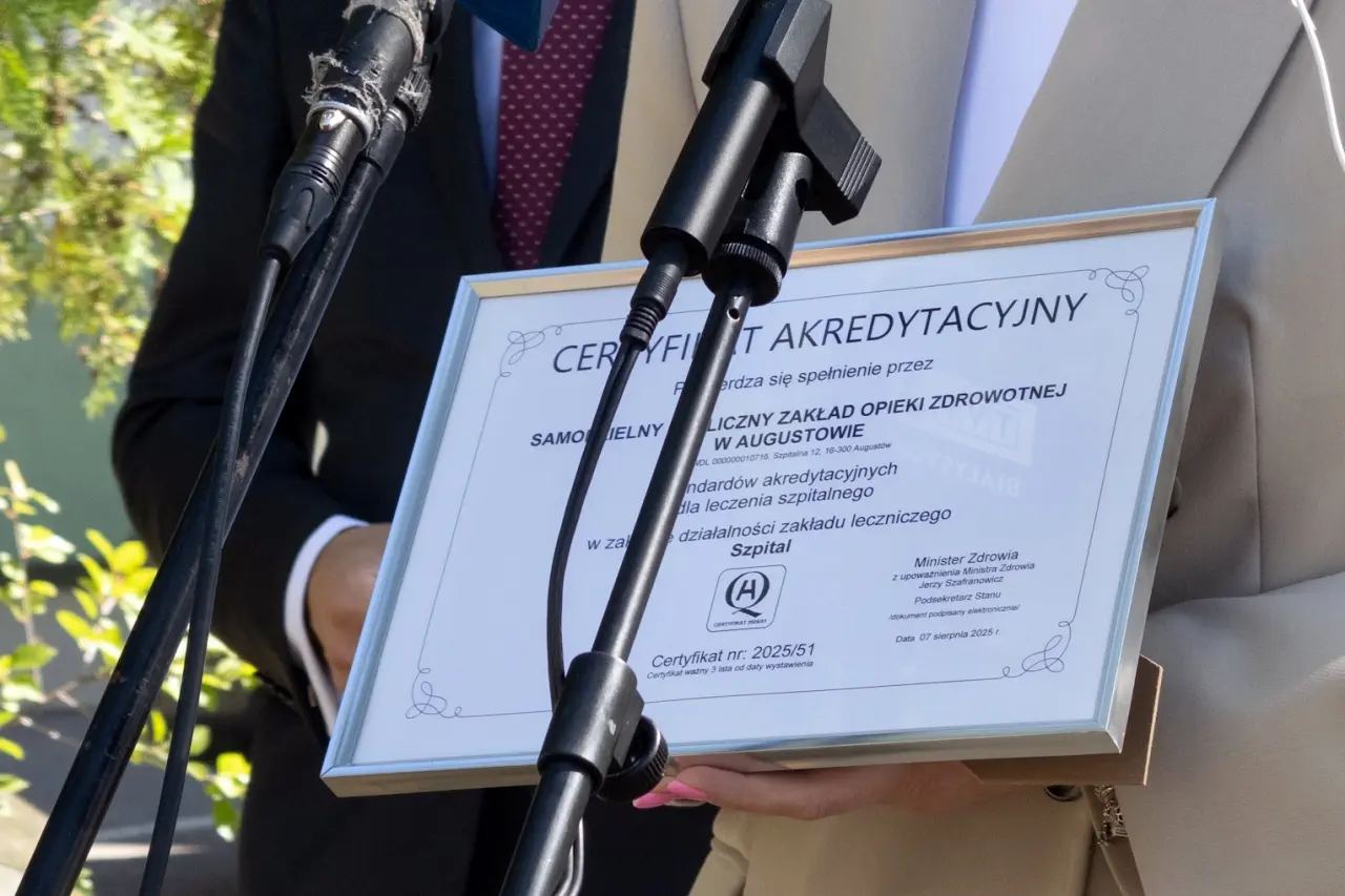Szpitala w Augustowie uzyskał Certyfikat Akredytacyjny Ministerstwa Zdrowia (3)