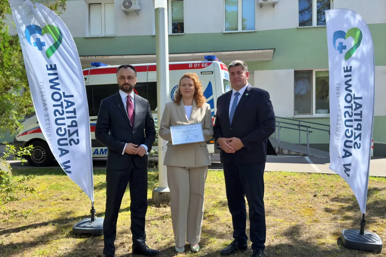 Szpitala w Augustowie uzyskał Certyfikat Akredytacyjny Ministerstwa Zdrowia