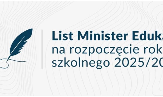 List Minister Edukacji Barbary Nowackiej na rozpoczęcie roku szkolnego 2025/2026