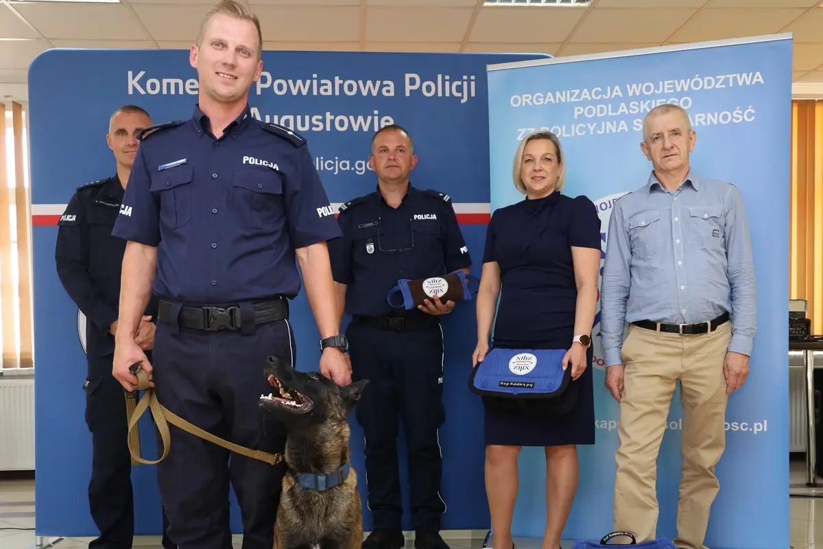 Augustów: Młodszy aspirant Adrian Ziarko z KPP w Augustowie po raz kolejny wyróżniony