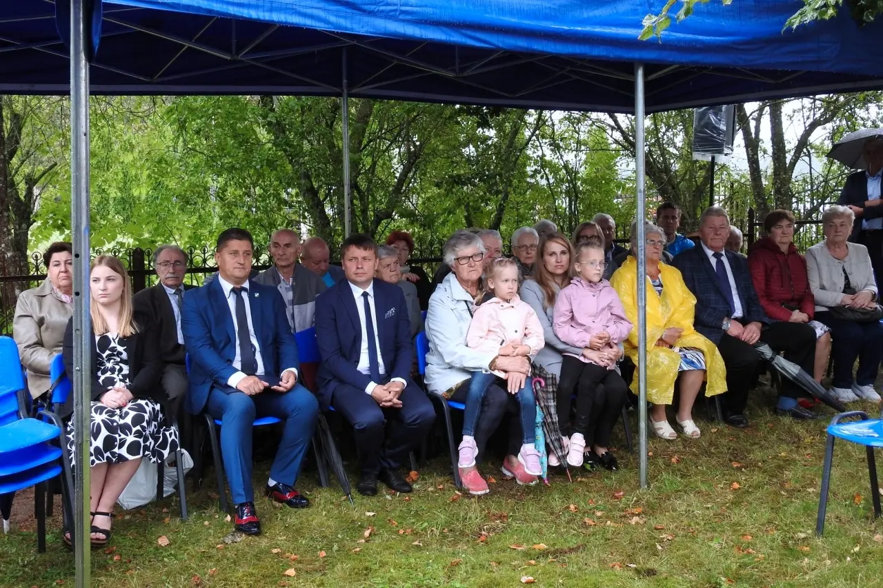 Uroczystość upamiętniająca 82. rocznicę pacyfikacji przez Niemców wsi Jasionowo
