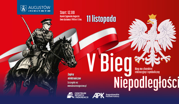 Augustów: Bieg Niepodległości 2025 – Pobiegnij Dla Polski!