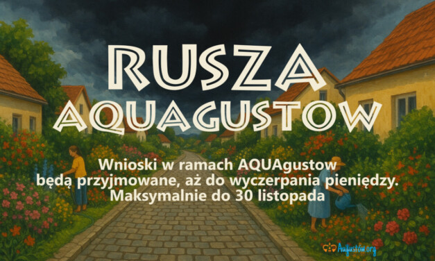 Augustów: Oszczędzimy nie tylko wodę, ale i pieniądze. Rusza AQUAgustow