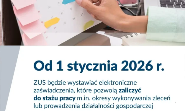 Nowelizacja Kodeksu pracy: staż pracy obejmie więcej form zatrudnienia. Zaświadczenia od 2026 roku będzie wydawał ZUS