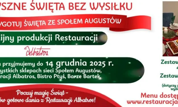 Pyszne święta bez wysiłku – przygotuj je ze Społem Augustów!