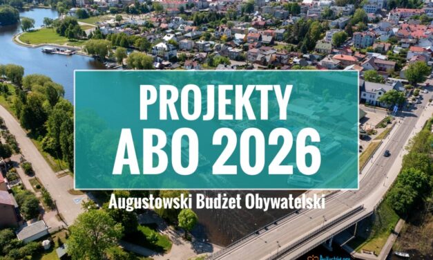 Augustów: Zakończono weryfikację projektów Augustowskiego Budżetu Obywatelskiego 2026. Za 10 dni głosowanie