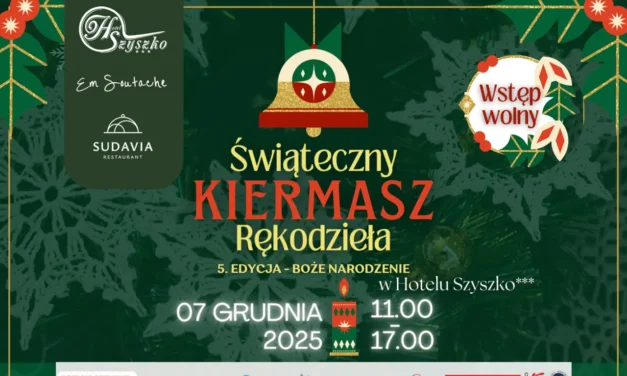 Świąteczny Kiermasz Rękodzieła w Hotelu Szyszko*** – magiczny początek grudnia w Suwałkach