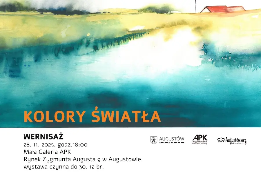Augustów: „Kolory światła” – wernisaż wystawy malarstwa akwarelowego Renaty Maliszewskiej