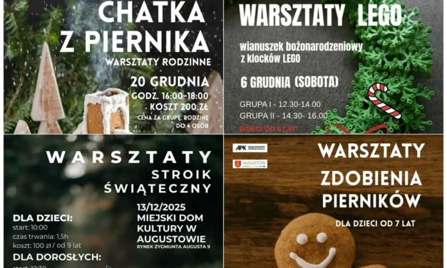 Augustów: Świąteczne warsztaty w domu kultury