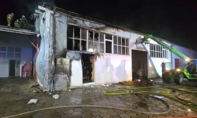 Augustów: Pożaru hali w miejscowości Janówka