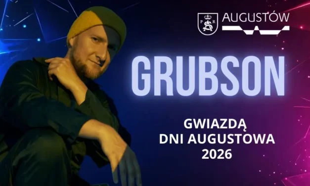 Augustów: Grubson zagra podczas Dni Augustowa 2026