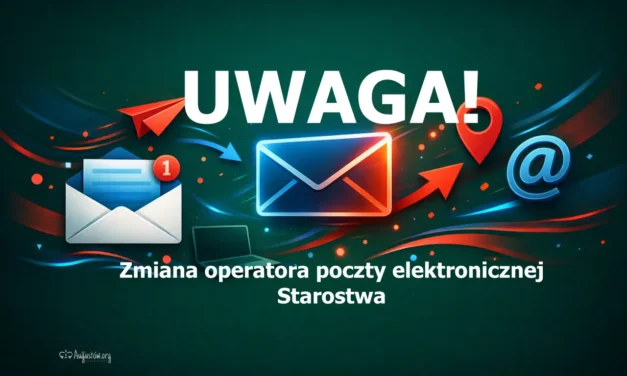Augustów: UWAGA! Zmiana operatora poczty elektronicznej Starostwa Powiatowego w Augustowie