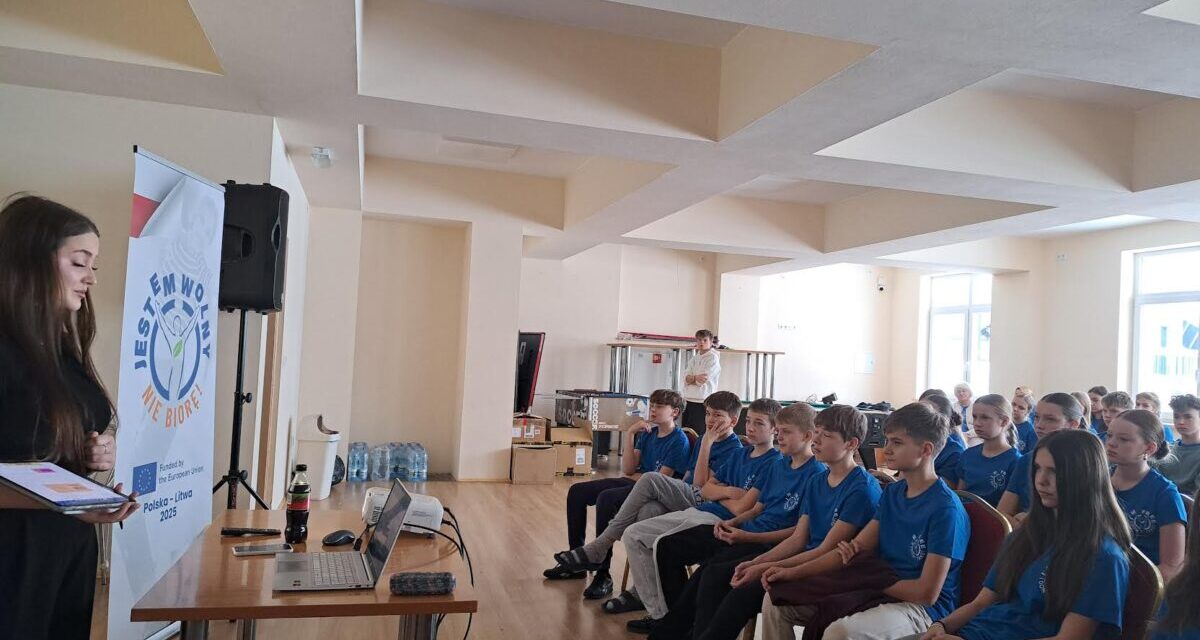 „Jestem wolny – nie biorę”. Polsko-litewski projekt młodzieży przeciw uzależnieniom z Programu Erasmus+