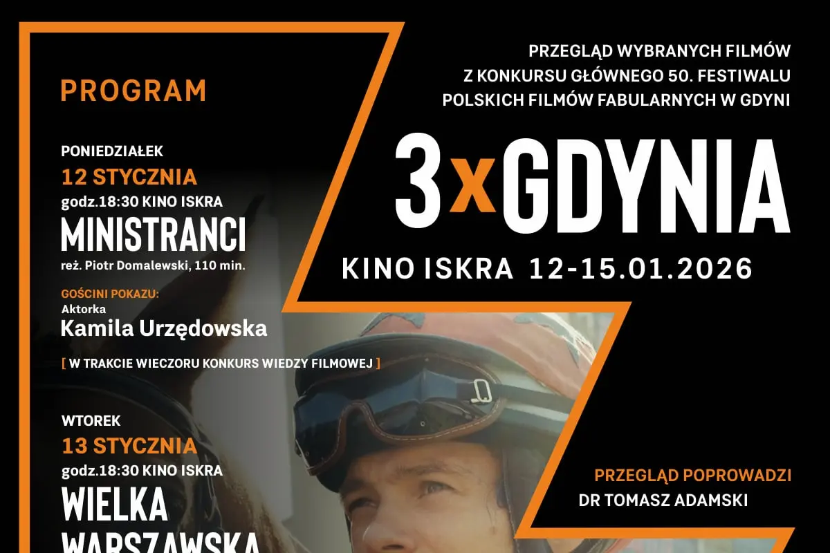 Augustów: 3xGdynia 2026 – święto polskiego filmu
