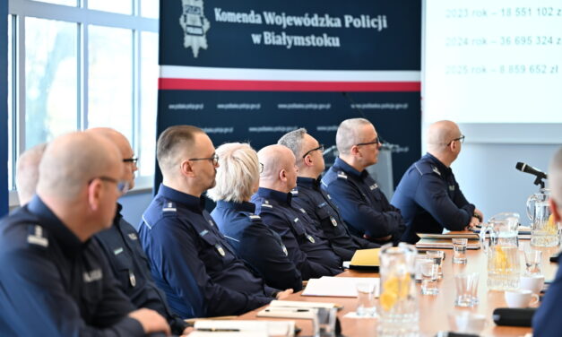 Województwo podlaskie z najmniejszą ilością ofiar wypadków w kraju i najlepszą wykrywalnością przestępstw