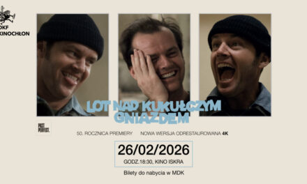 DKF Kinochłon zaprasza na odrestaurowaną wersję filmu „Lot nad kukułczym gniazdem”.