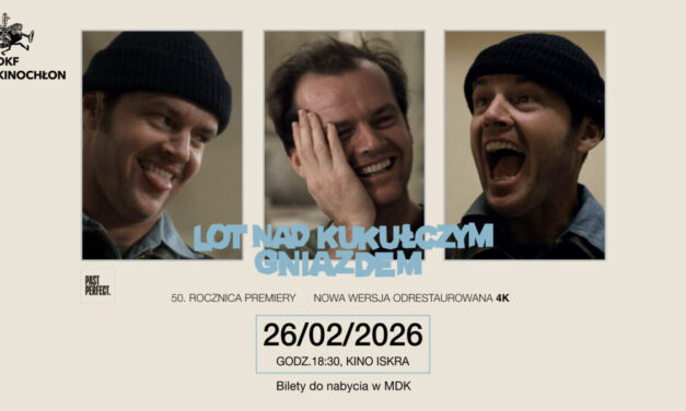 DKF Kinochłon zaprasza na odrestaurowaną wersję filmu „Lot nad kukułczym gniazdem”.