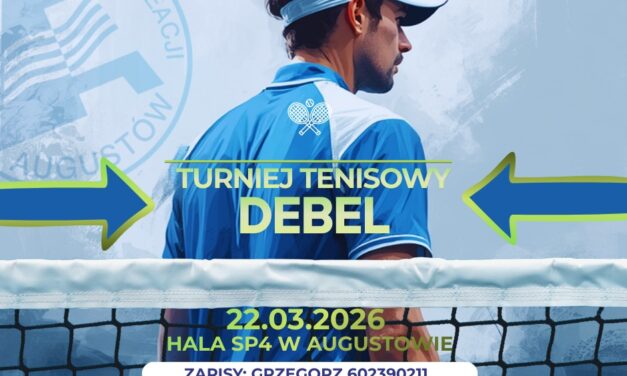 Turniej tenisa – Debel OPEN w Augustowie