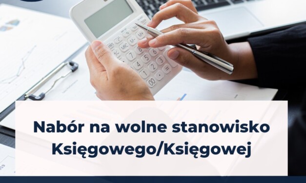 Praca w Augustowie. Trwa nabór na stanowisko księgowego