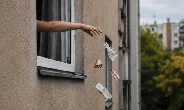 Kodrem przypomina: Nie wyrzucajmy śmieci przez okna!