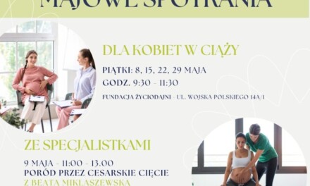 Majowe spotkania dla mam i przyszłych mam w Augustowie