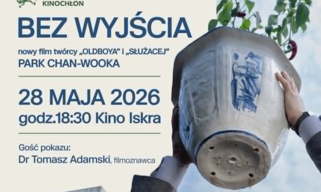 DKF Kinochłon zaprasza na „Bez wyjścia”. Koreańska czarna komedia z dreszczykiem w Augustowie